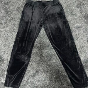 Grey velour pants